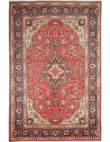 Tabriz Persia terra di siena e grigio ardesia scuro 206x300