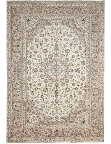Kashan Persia argento e grigio ardesia scuro 197x290