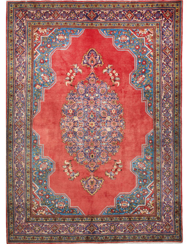 Sarough Persia rosso indiano e grigio tenue 226x307