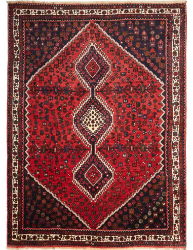 Shiraz Fine Persia grigio ardesia scuro e marrone 208x285