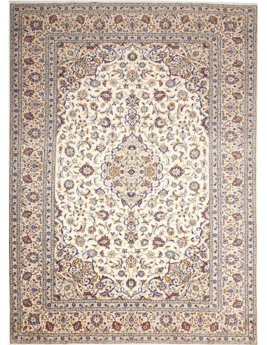 Kashan Persia grigio chiaro e verde oliva scuro 247x342