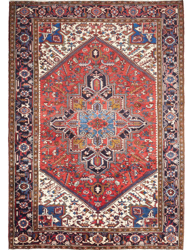 Gorawan Persia grigio tenue e bianco antico 200x286