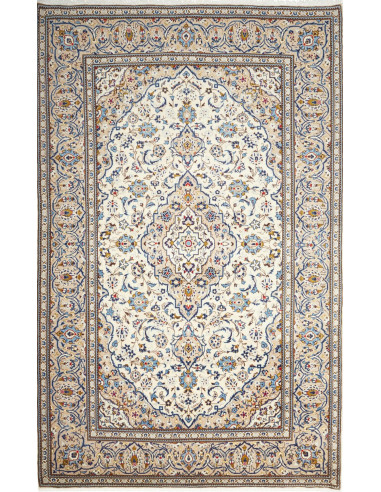 Kashan Persia grigio chiaro e terra di siena 198x312